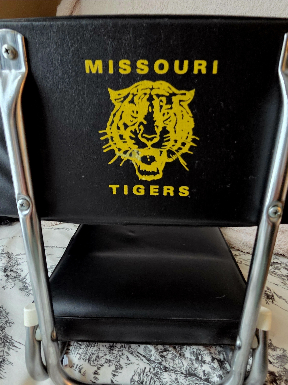 Vintage Mizzou Tigers Folding Bleacher Seats Pair K.R. Industries Missouri